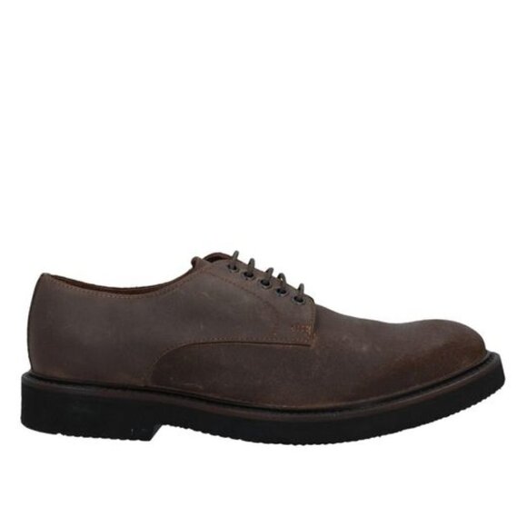 Eleventy Men's Brown Leather Lace-up Derby Shoes 41 NEW - Picture 3 of 16